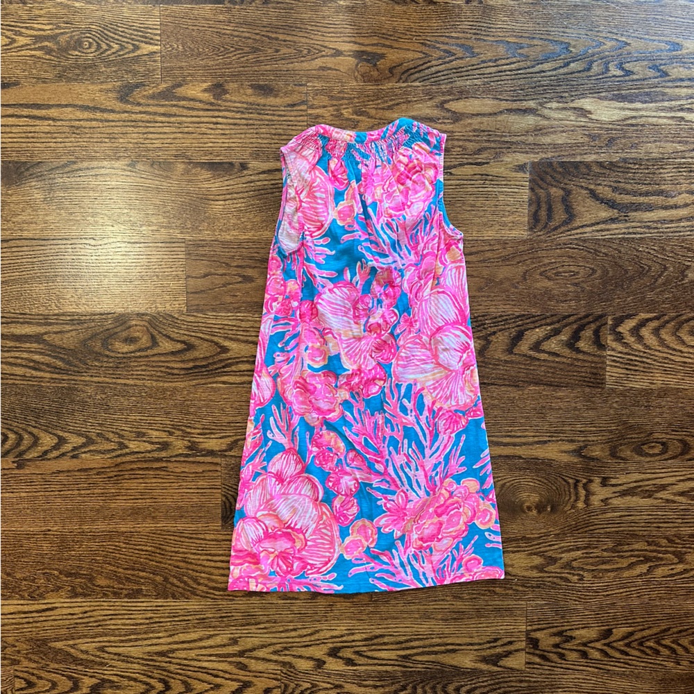 Colorful Pink and Blue Patterned Skirt Lily Pulitzer